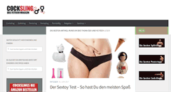 Desktop Screenshot of cocksling.com